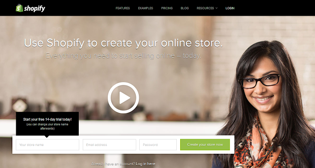 commercial ecommerce solution - Shopify