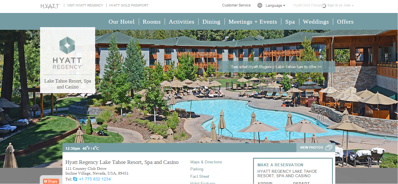 Tahoe casino deals