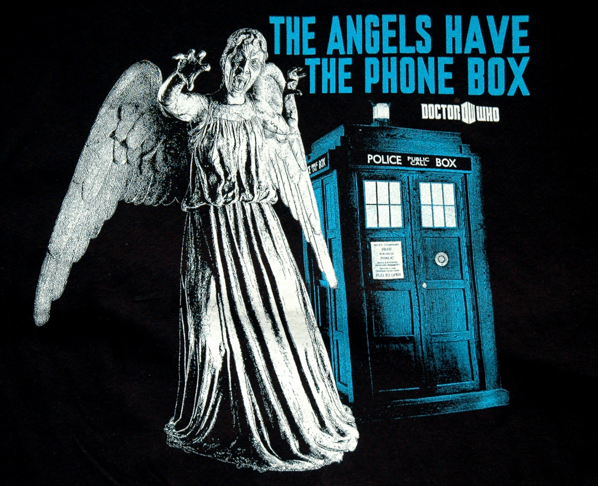 dr who angels have the phonebox t shirt dr who angels have the phonebox t shirt