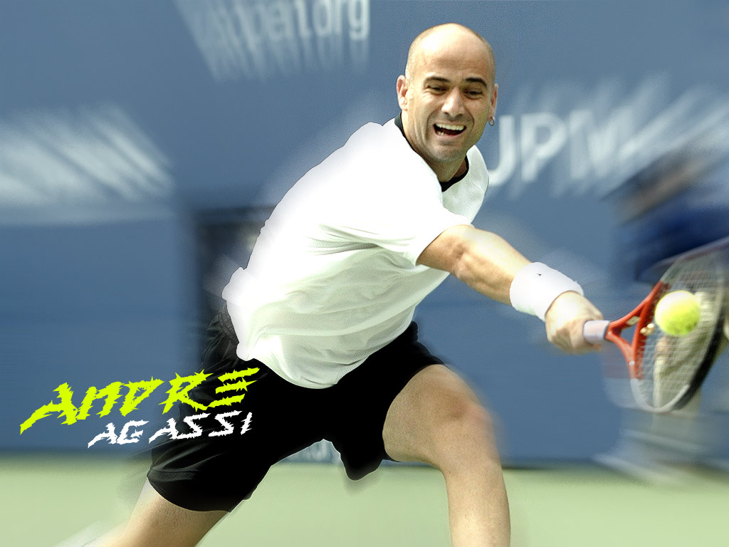 Tennis Stars: Andre Agassi Wallpapers