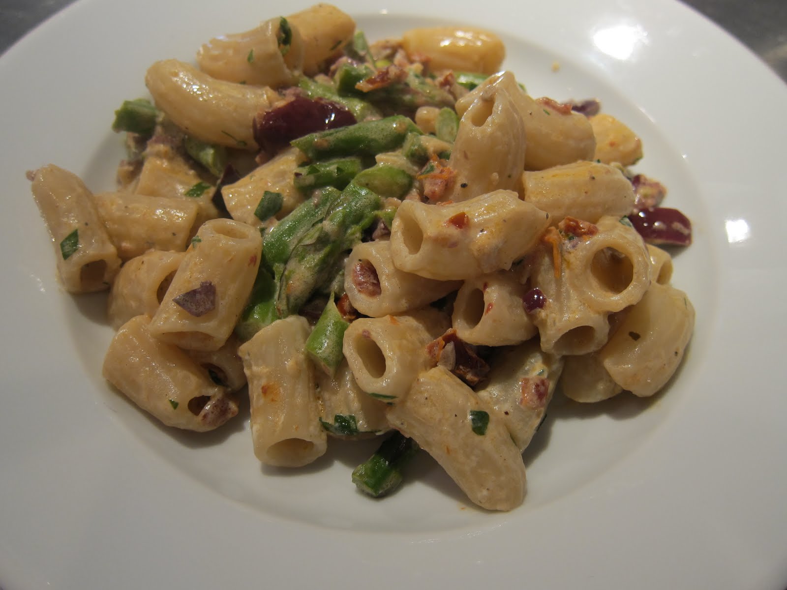 The Crosby Kitchen Asparagus, Sundried tomato, Olive and Goat Cheese