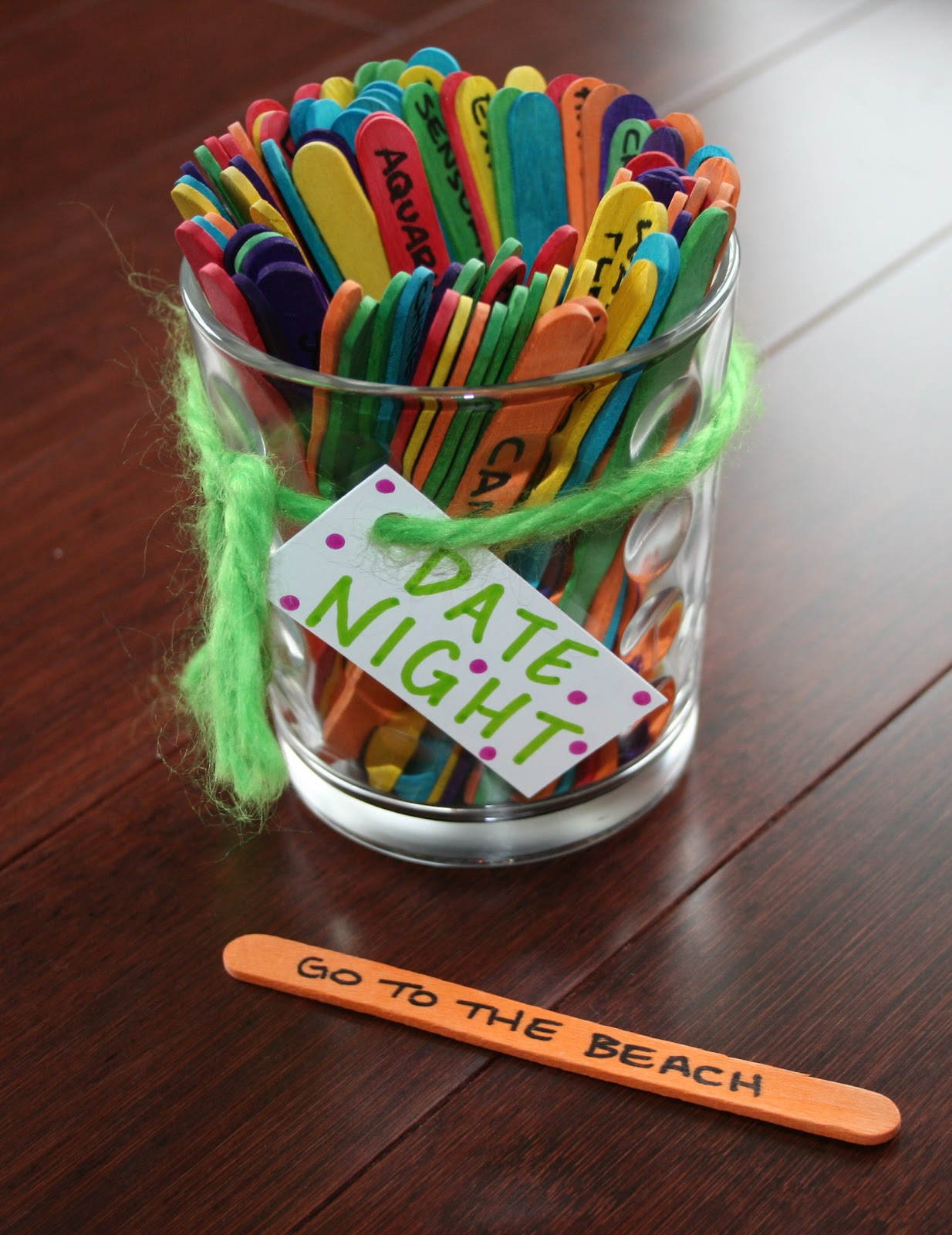 Doodles and Dessert Date Night Glass of Popsicle Dates