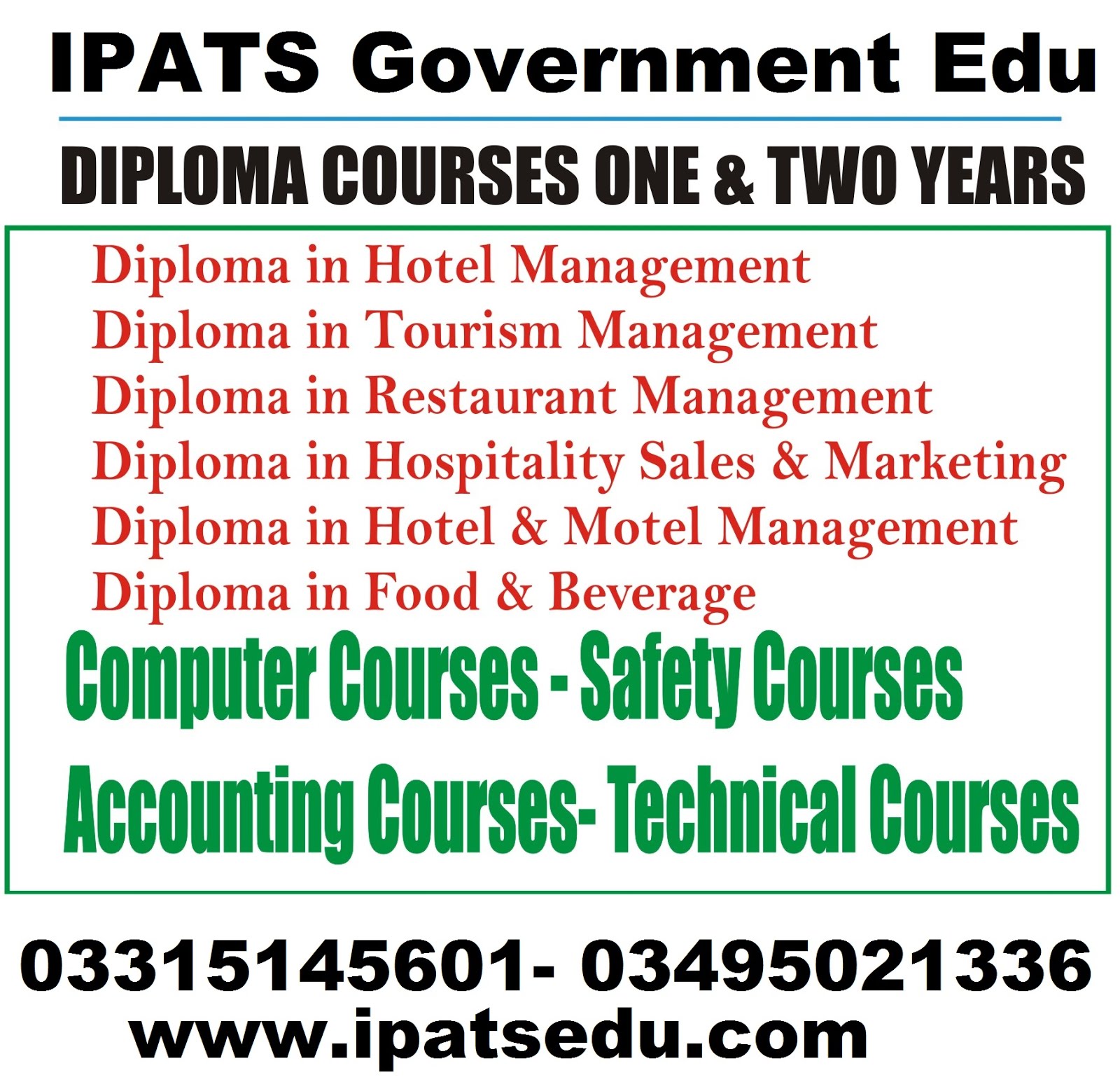 Professional Diploma In Refrigerator and Air Conditioning 3O3-553O865