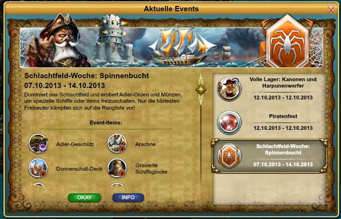 PirateStorm - Das Spieleblog : Piratenfest und Volle Lager