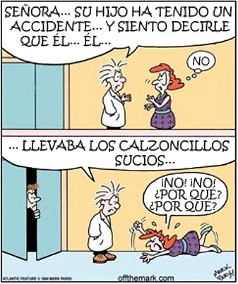 Humor. CUIDADO con los HUEVOS Hijo accidente