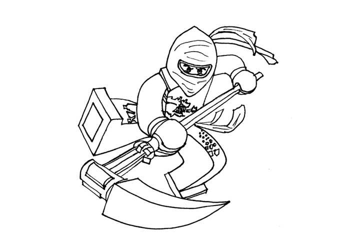 Cole Lego Ninjago Colouring Pages | Fantasy Coloring Pages