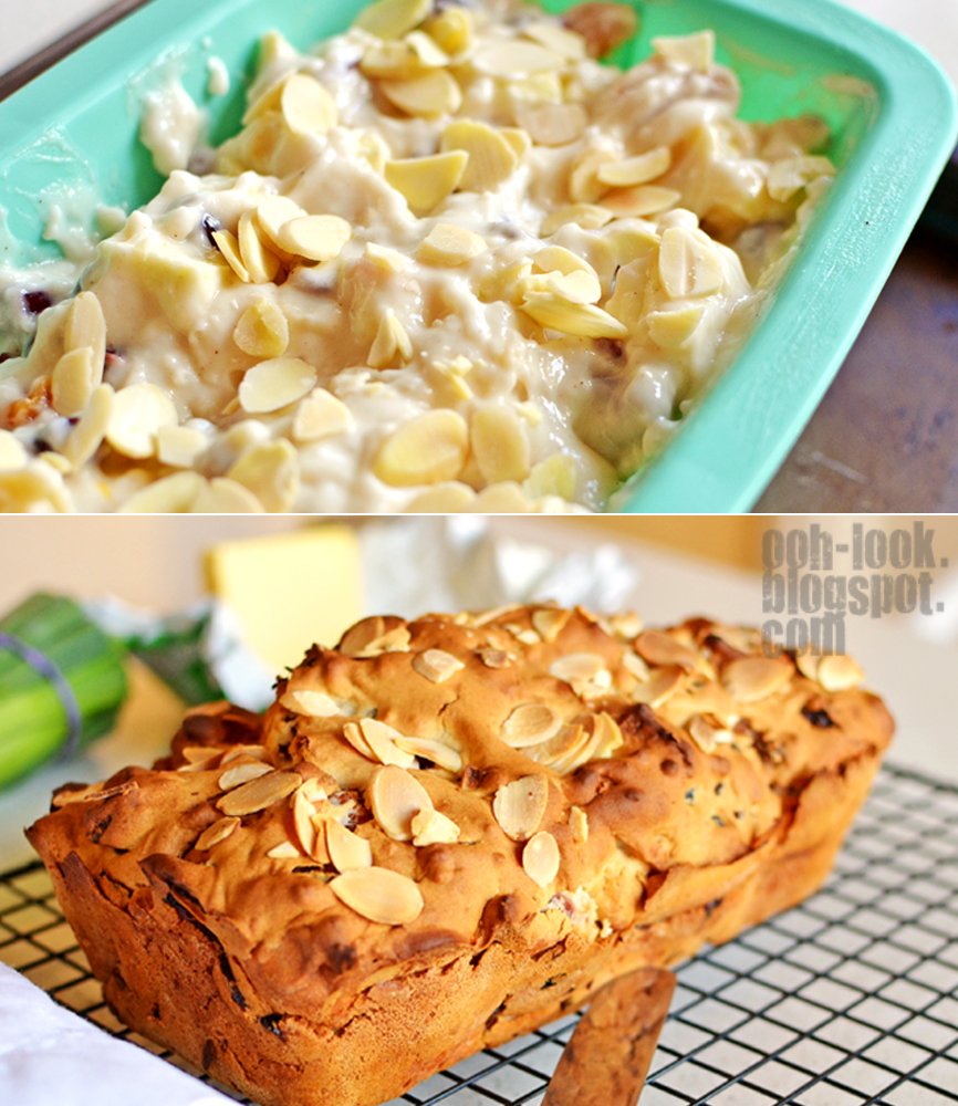 Ooh, Look... Apricot apple fruit loaf and a Cat's Decision