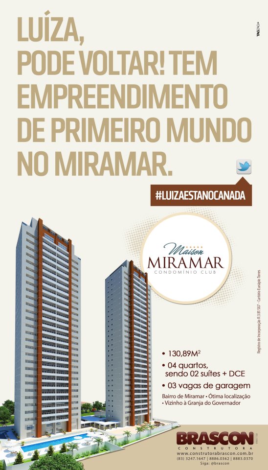 Piada do dia: Menos a Luiza que está no Canadá