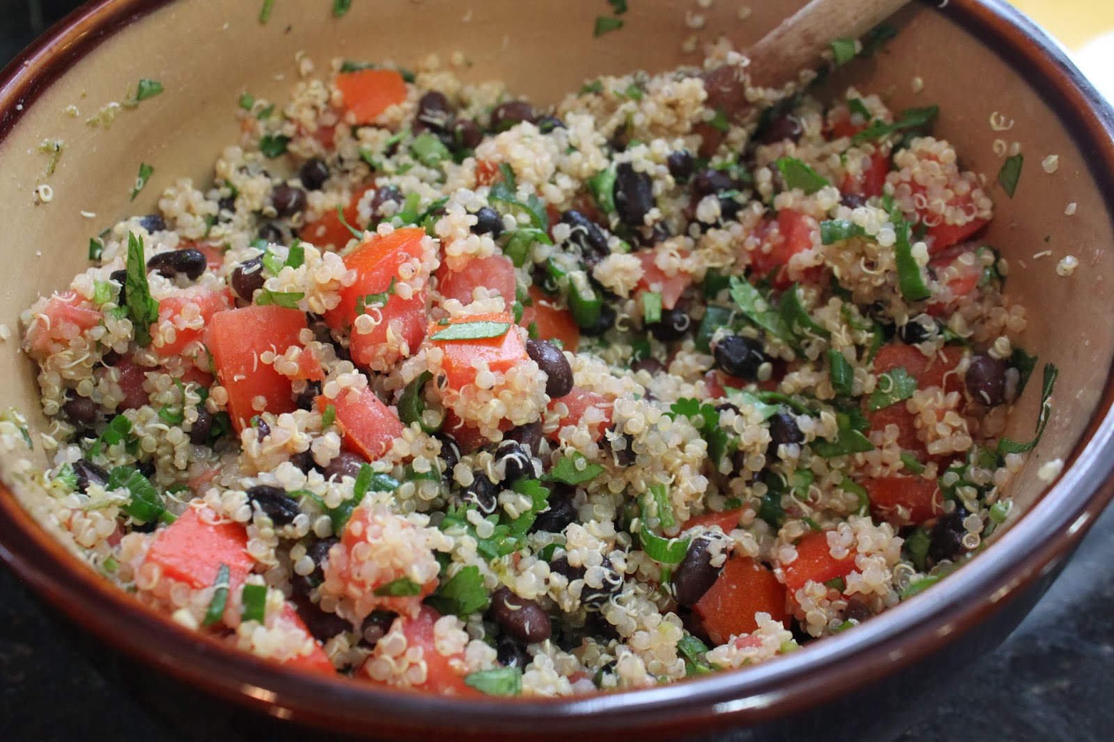Keeping up with the Kiddos Meatless Monday Black Bean and Tomato Quinoa