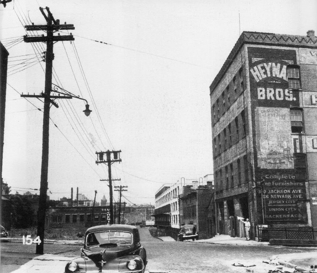 Streets of Jersey City, New Jersey, ca. 1940s1950s vintage everyday