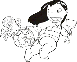 lilo stitch free to print coloring pages