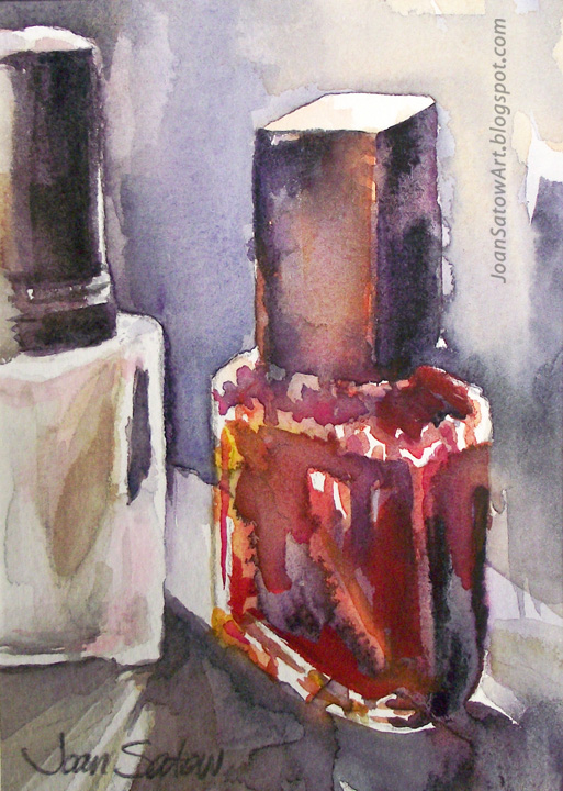Aesthetic Still Life Watercolor Painting 