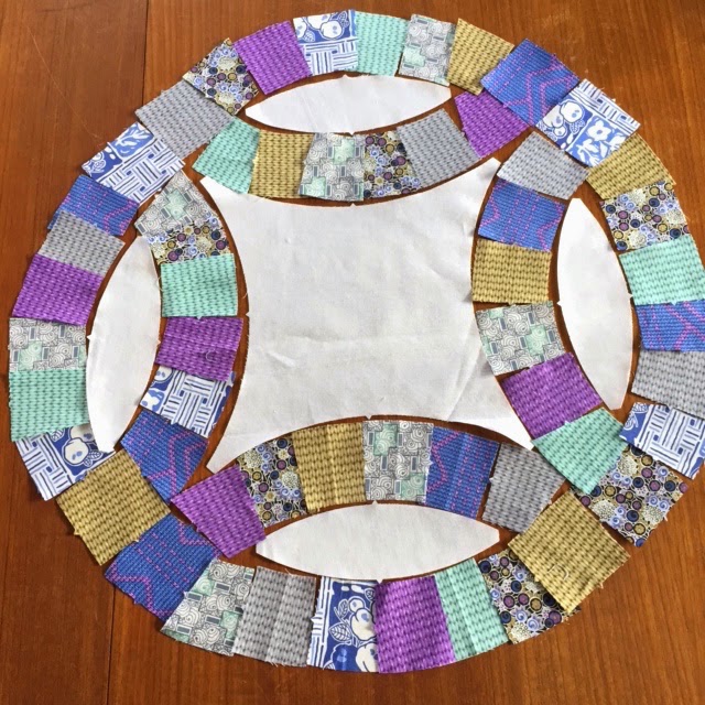 Sew Many Ways... Accuquilt Go Big Blog Hop...Double Wedding Ring Block