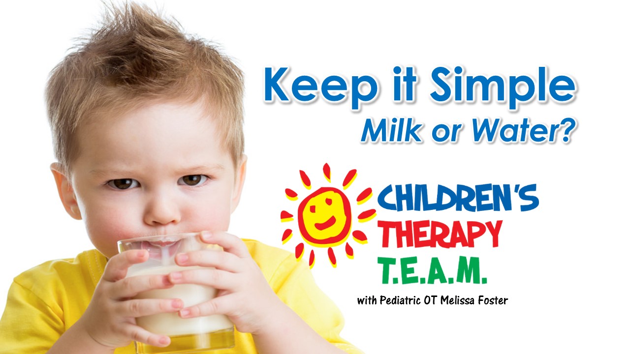 Children's Therapy TEAM BLOG What kids should drink.