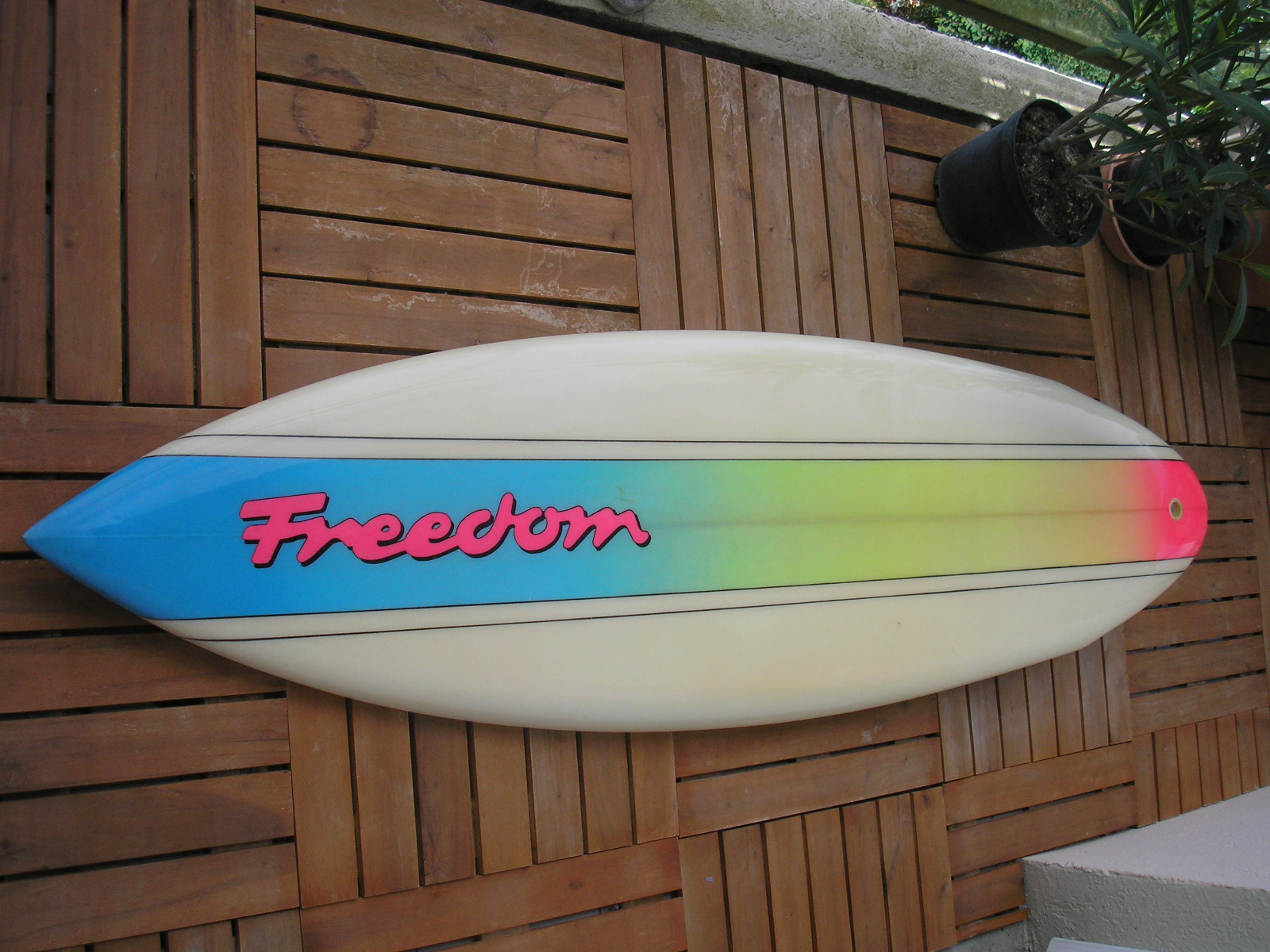 vintage surfboard collection France Surf Twin fin Freedom