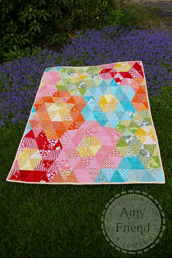 『 Slash Quilting Friend 』by GYPSEA Mega Grandmother's Garden Quilt; Sizzix Tutorial | During