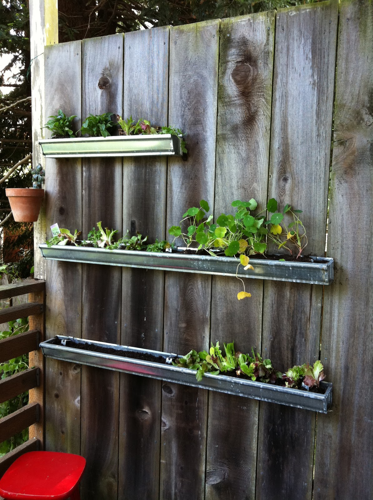 corner blog: how to build a gutter garden