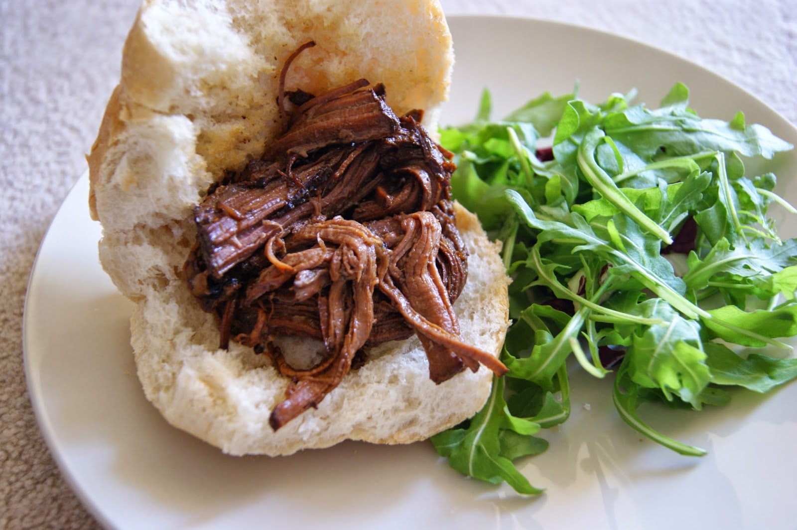 Cajun barbeque pulled beef brisket recipe... Frills 'n' Spills
