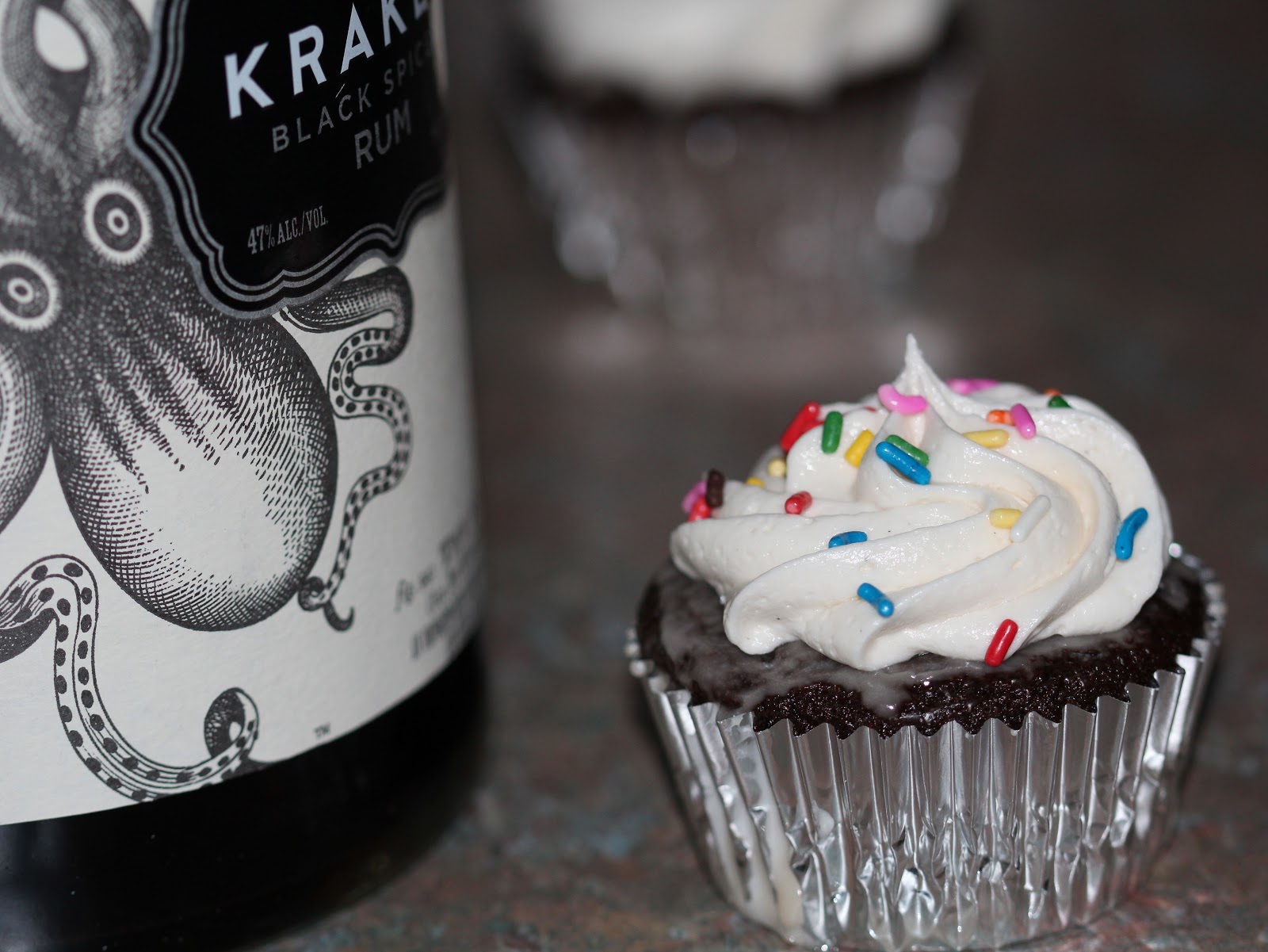 High Altitude Cupcakes Kraken and Coke Cupcakes