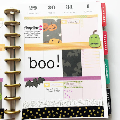 Trendy Twine: Planner Friday - Halloween week #trendytwine #planner #checkitoff #halloween #planneraddict