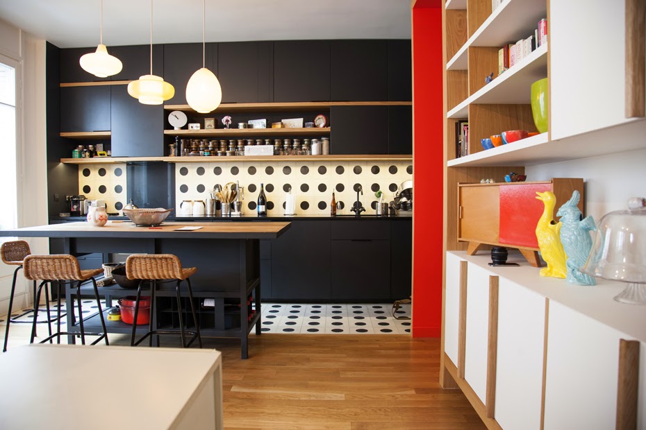 INTERIORS Anais and Nicolas apartment in Paris 14th