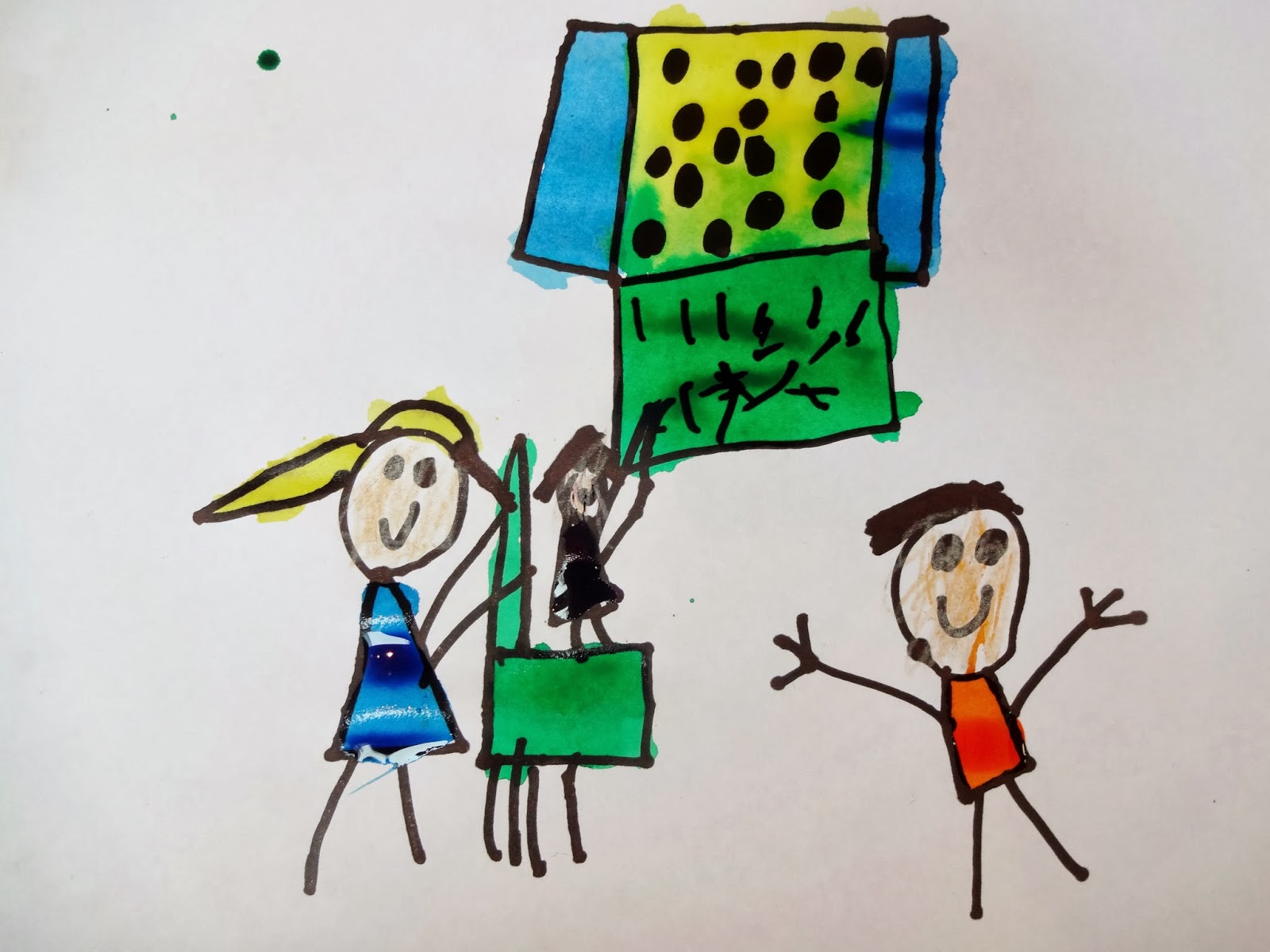 Mairtown Kindergarten My Happy Place Inspired artworks from one of