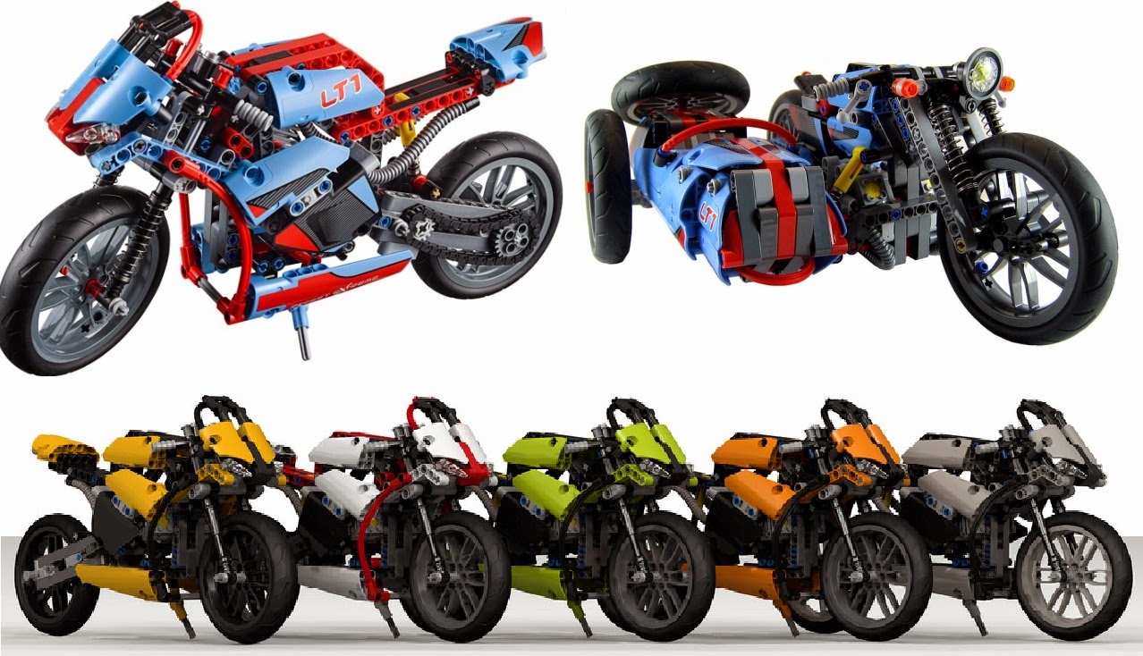 LEGO TECHNIC MOTORCYCLES: MOD's & Thoughts - The 42036 Street Motorcycle -  Discussion Topic