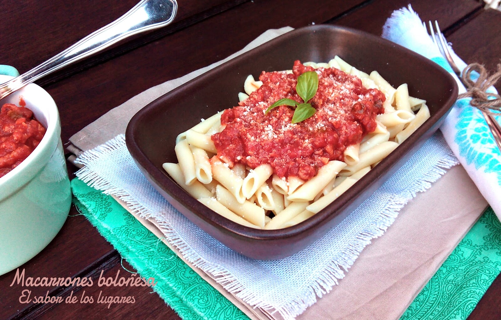 Salsa Pomodoro Y Macarrones Boloñesa.
