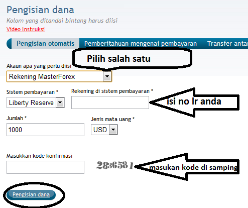 Login kabinet master forex
