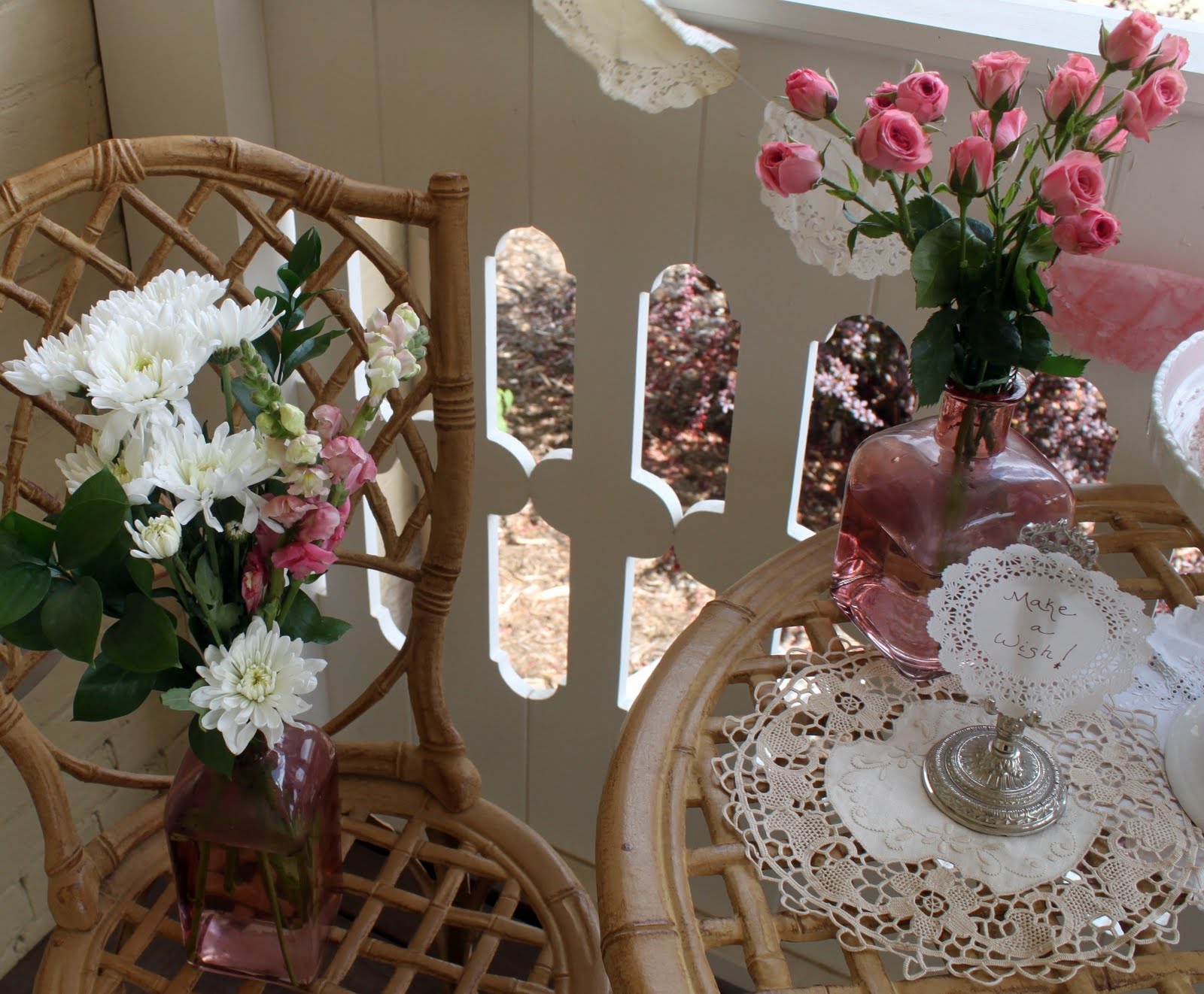 Moore Minutes Recycled Flower Arrangements