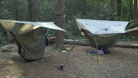 camping with hammocks