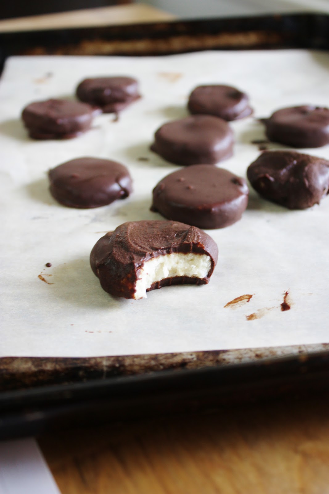 This Rawsome Vegan Life chocolate covered mint patties