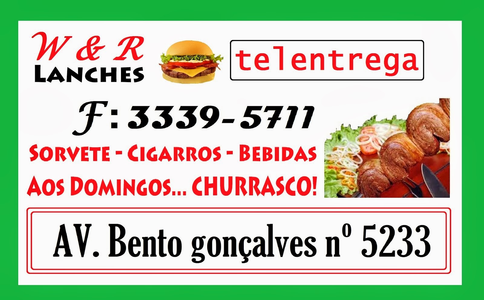 W & R Lanches