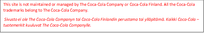 Coca-Cola Suomi keräilyblogi