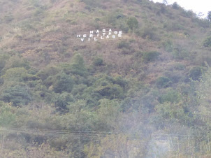 View of the peak of Kisama heritage village in Nagaland