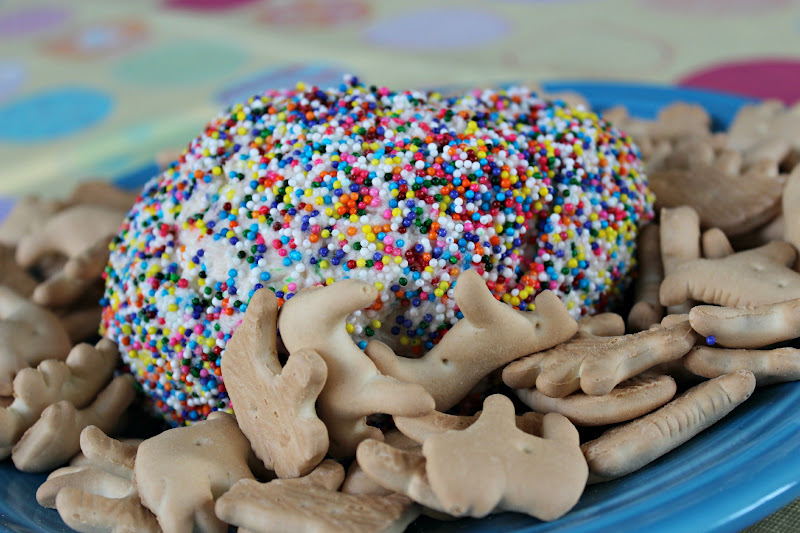 Fun with the Fullwoods Funfetti Cheese Ball
