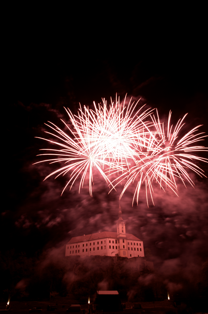 fireworks photographs slavnosti děčín 2015