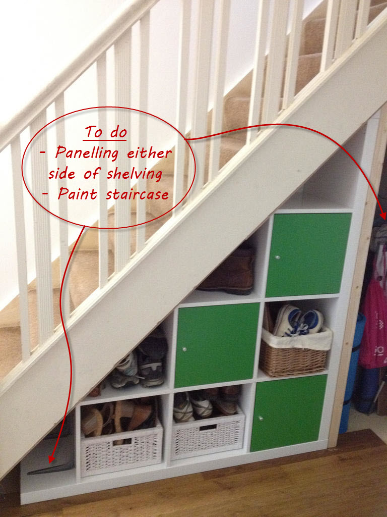 IKEA Hackers: Expedit under-stairs storage
