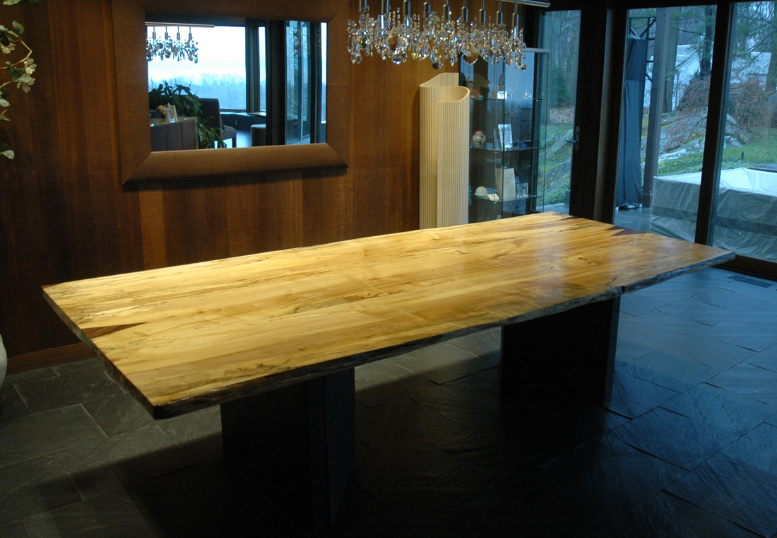 Dorset Custom Furniture A Woodworkers Photo Journal a spalted maple table top