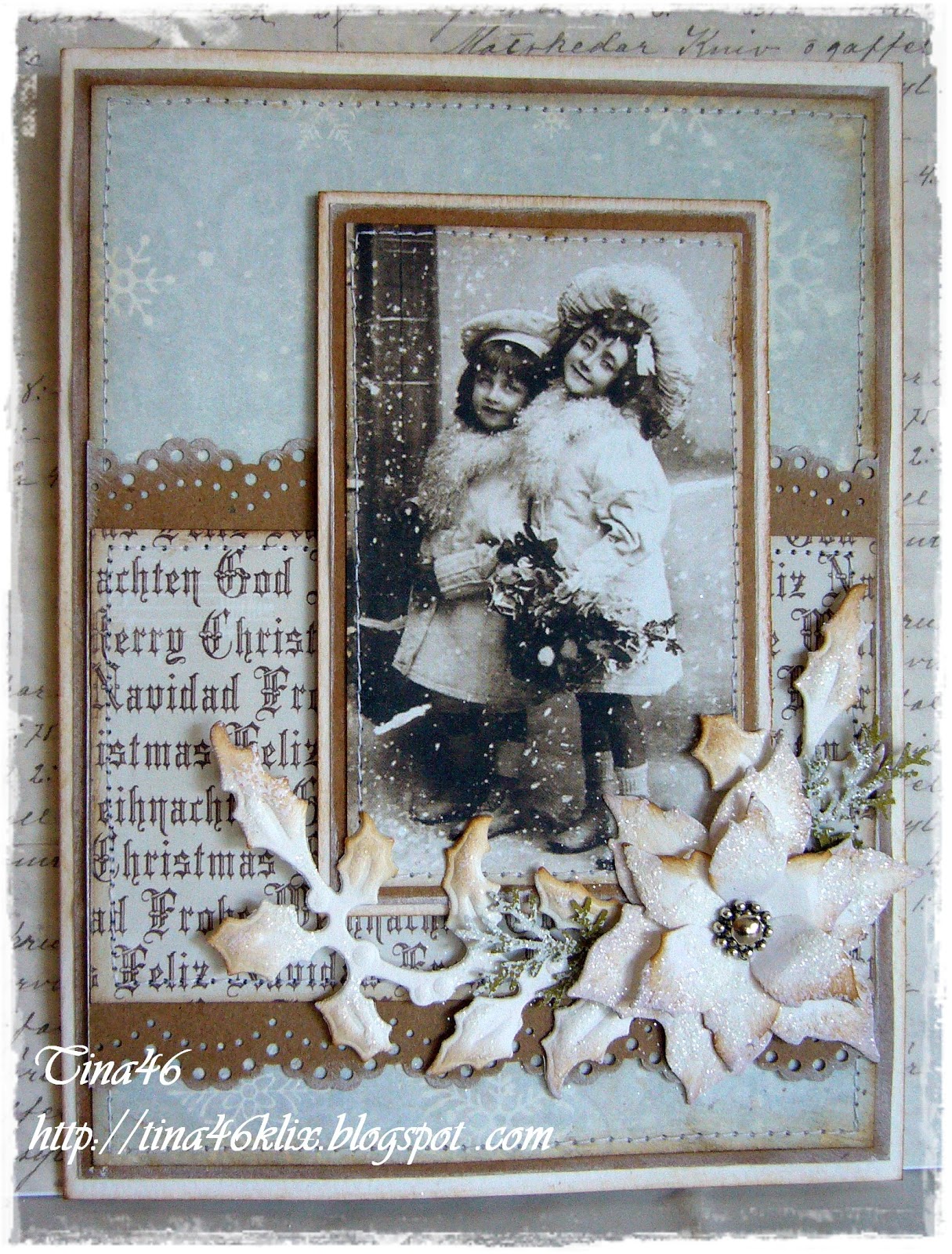 Geburtstagsgrüße weihnachtliche Tina`s Kreativblog: Simple Weihnachtskarten