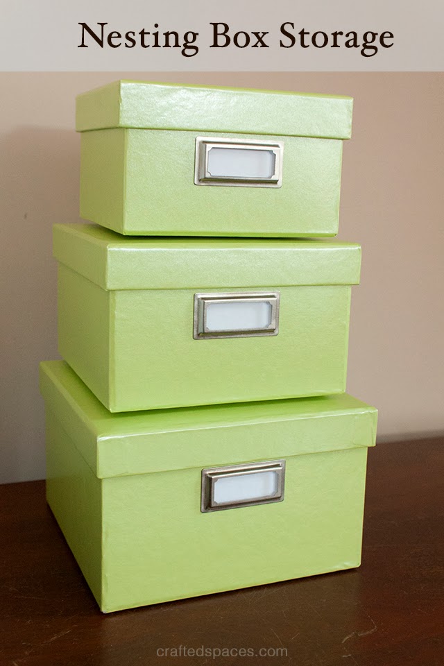 Crafted Spaces Crafty Idea Nesting Box Storage