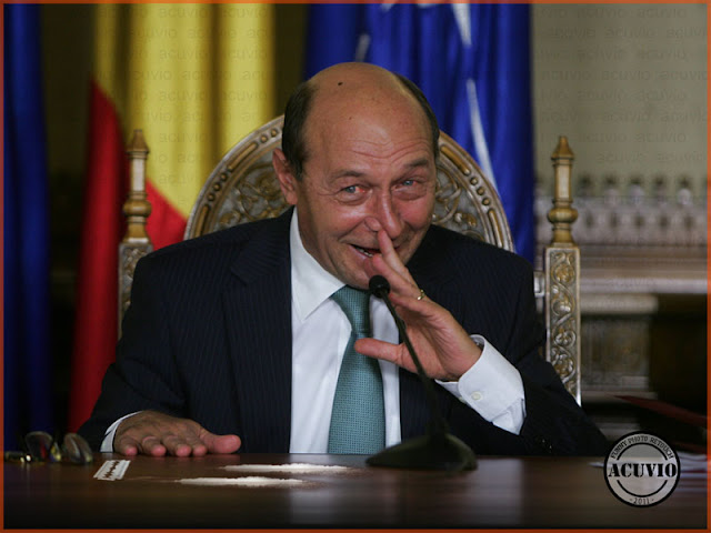 Funny photo Traian Basescu Presedinte Jucator Judecator