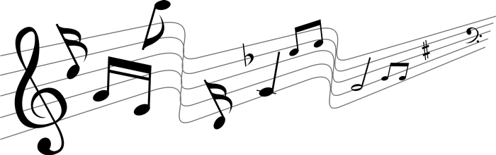 Notas musicales png fondo transparente - Imagui