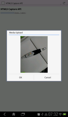HTML Media Capture API HTML Media Capture API
