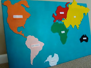 world map montessori