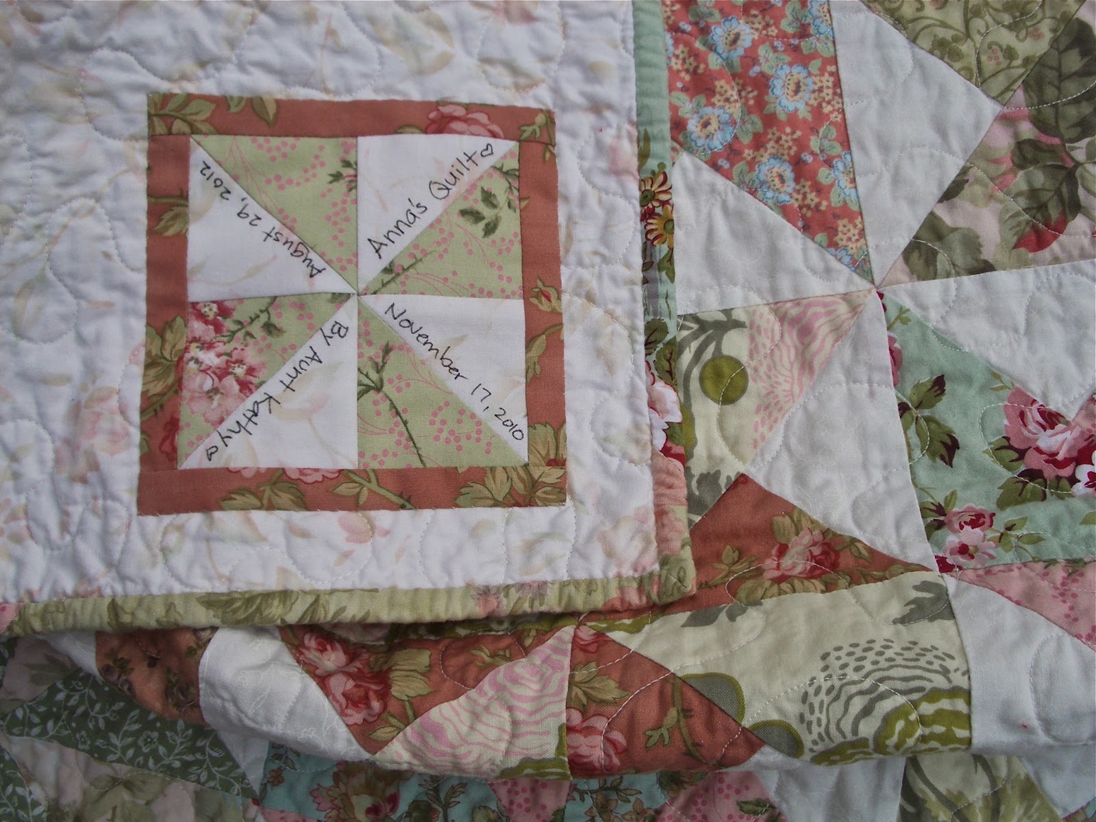 Handicrafty Sisters Anna's Quilt