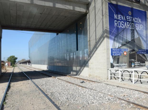 CRÓNICA FERROVIARIA: Obra en construcción estación Rosario Sur