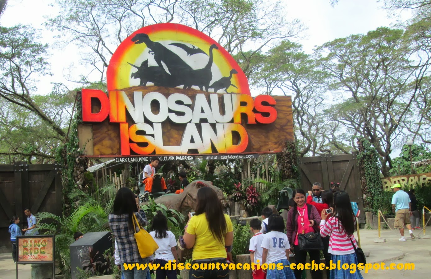 Discount Vacations A glimpse of Jurrasic Park at Clark Land Dinosaurs