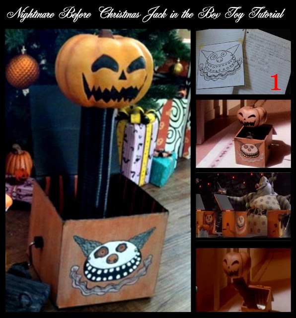 DIY Nightmare Before Christmas Halloween Props: Nightmare Before Christmas Jack in the Box Scary