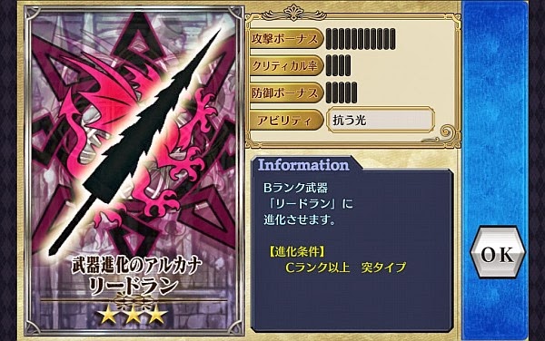 リードランのステータス